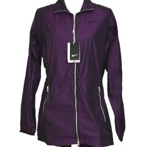 NWT $125 NIKE Golf Dri-Fit Jacket Purple Womens S